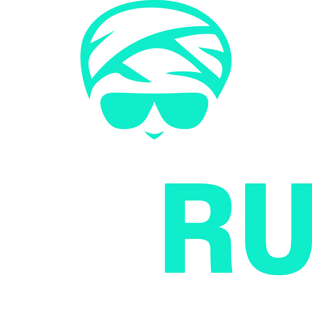 Guru Logo Turqoise White